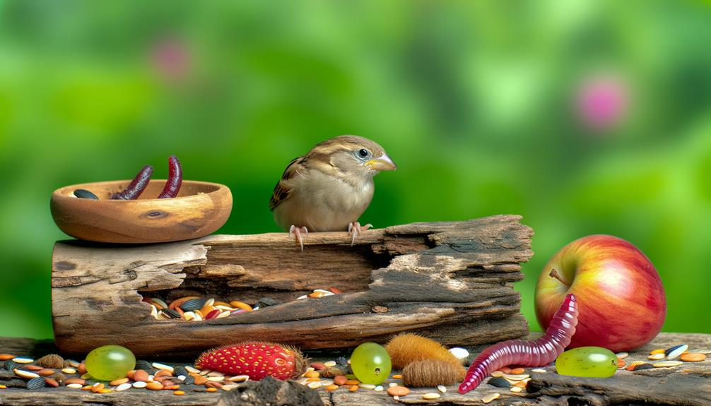 sparrow diet preferences explained