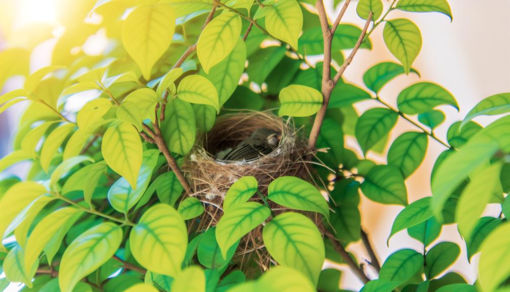 sparrow nest cleaning frequency
