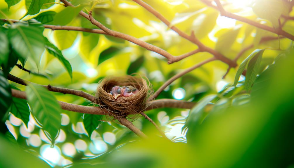 sparrow nesting behavior details