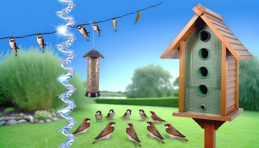 sparrow prevention for martin