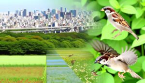 sparrow s journey for sustenance