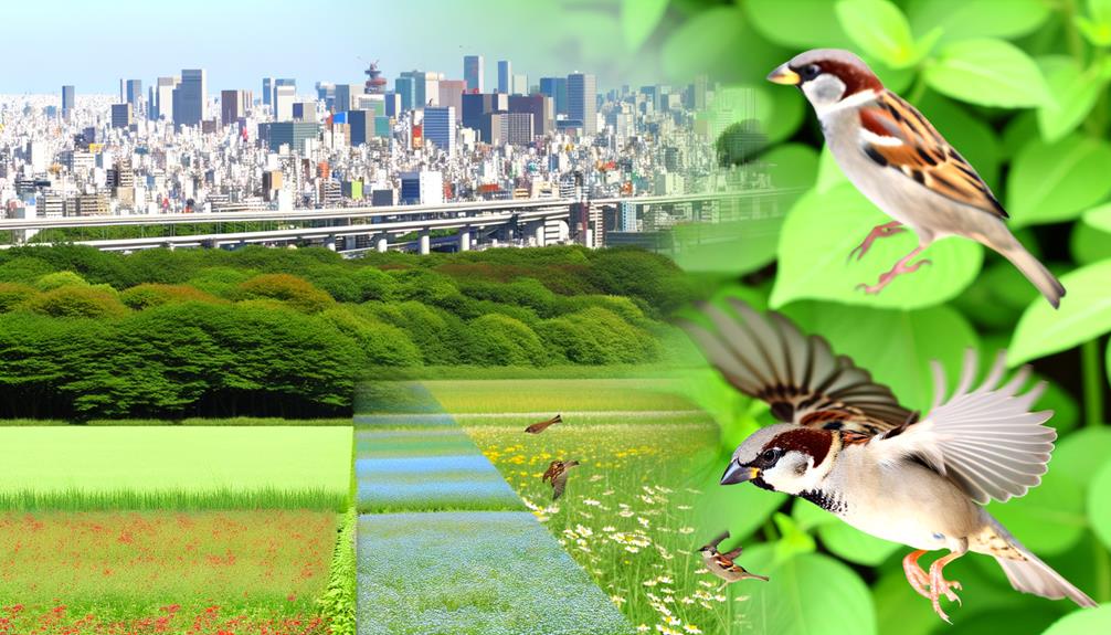 sparrow s journey for sustenance