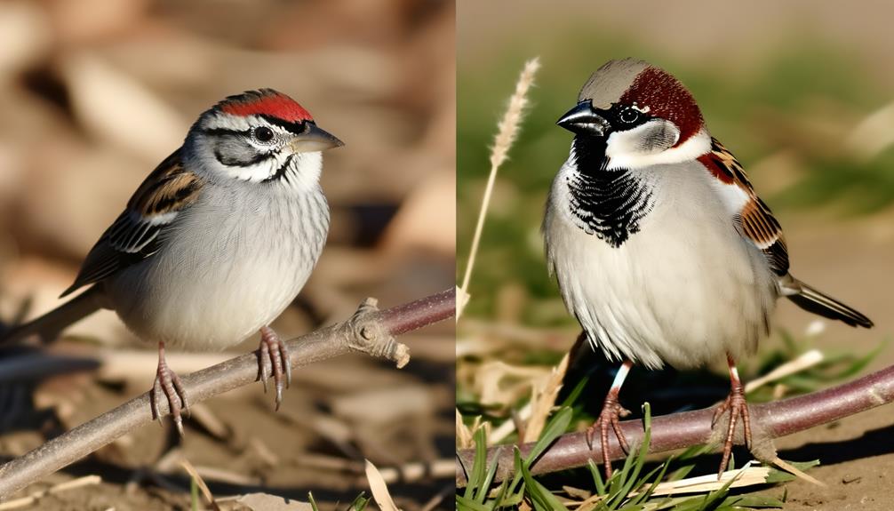 sparrow species comparison study