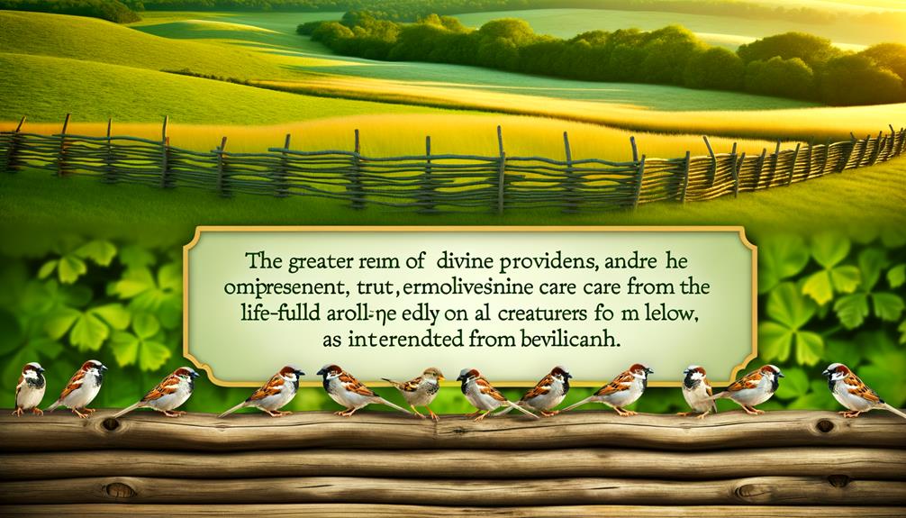 sparrows in biblical context