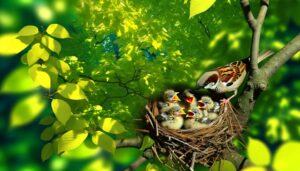 sparrows leave nest soon