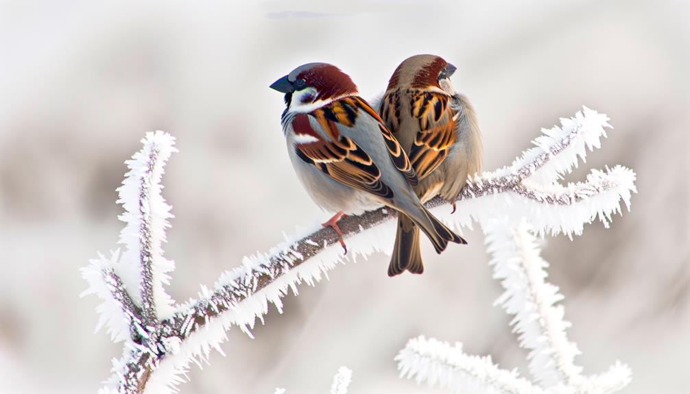 sparrows winter plumage change