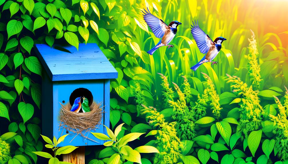 study sparrow behavior closely