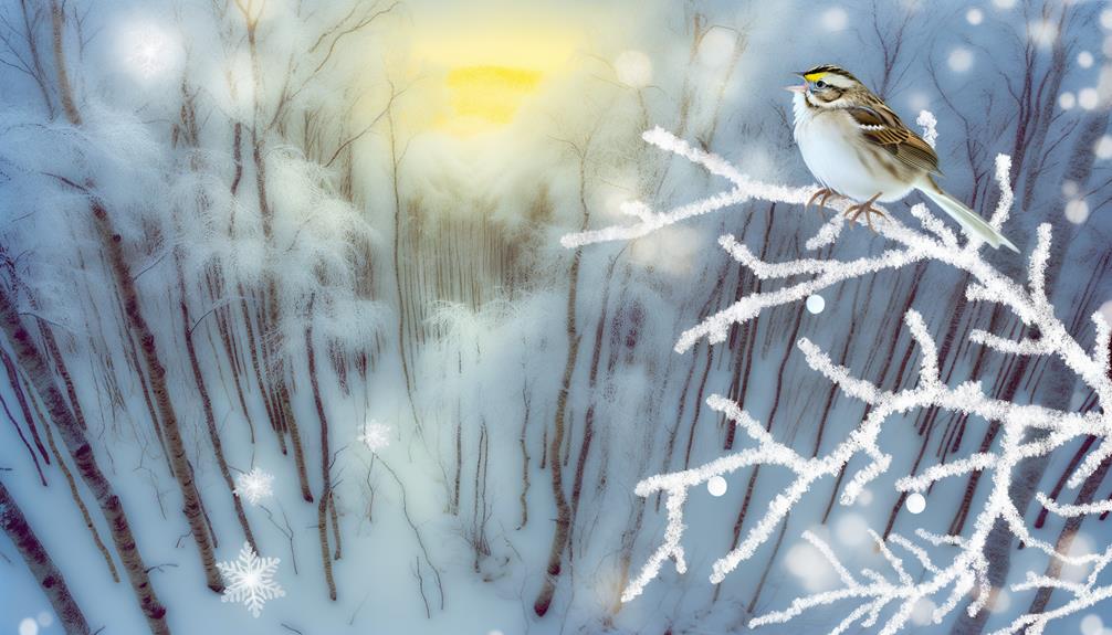 study white throated sparrow songs