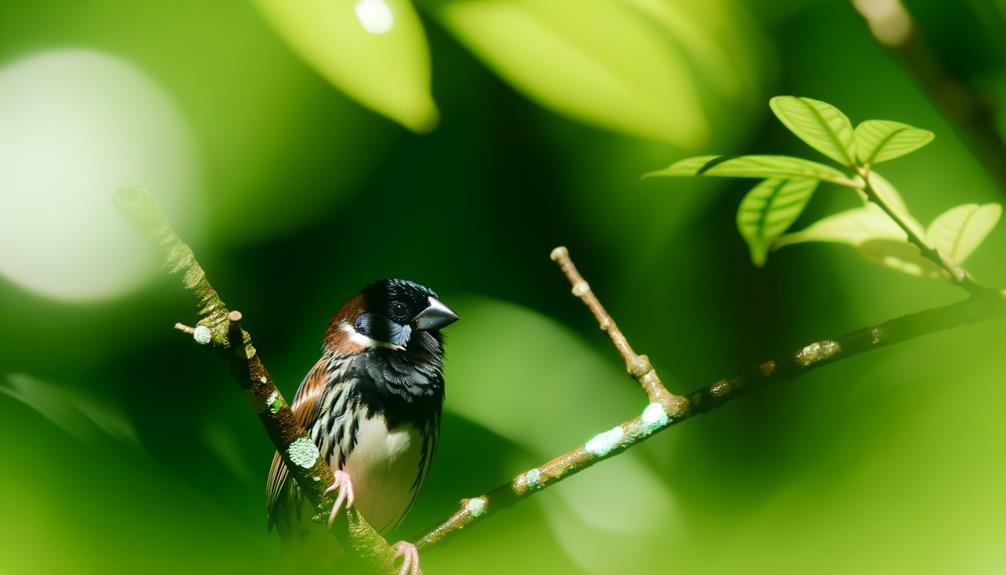 tiny black bird facts