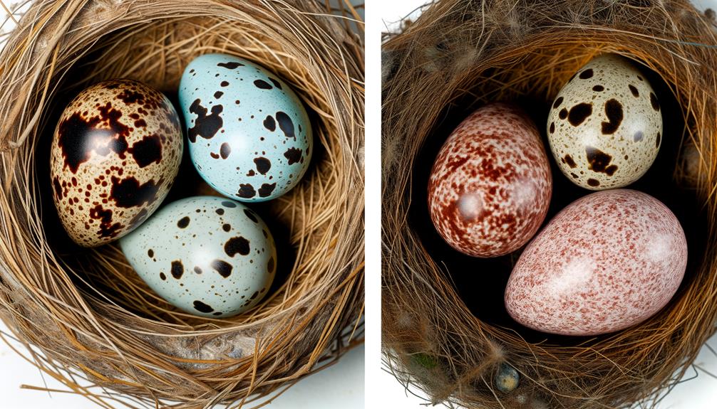 unique patterns on eggs