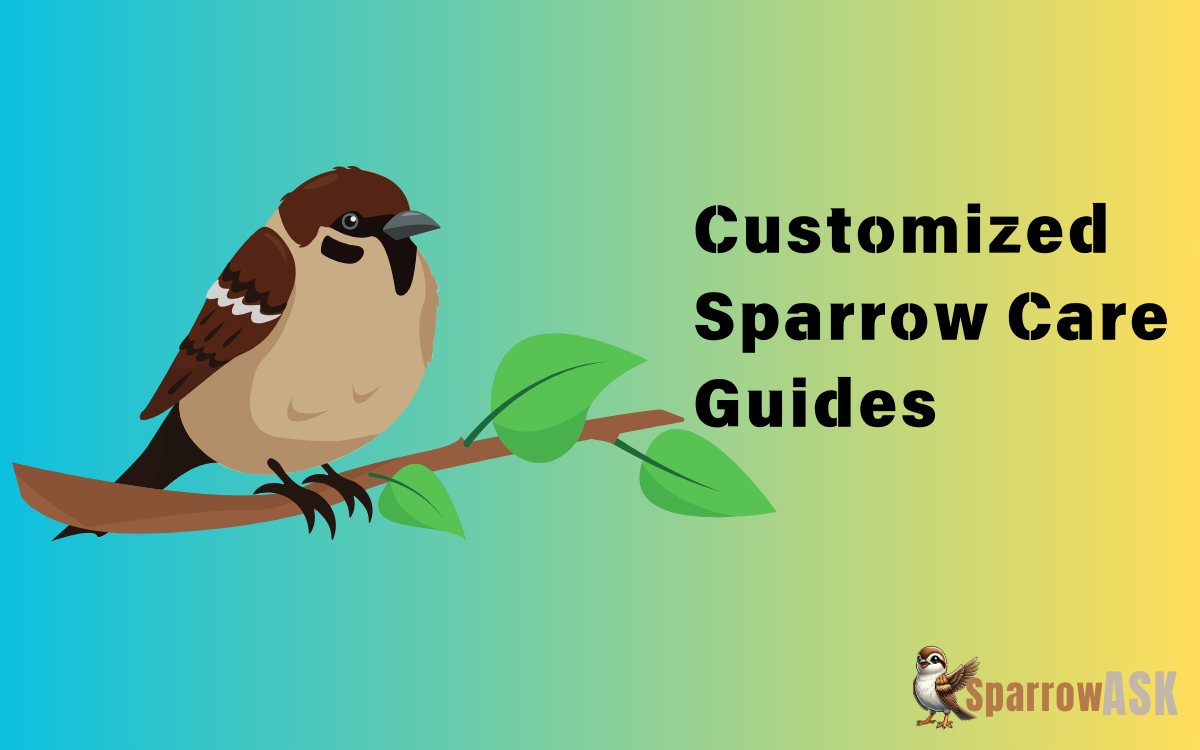 Customized Sparrow Care Guides